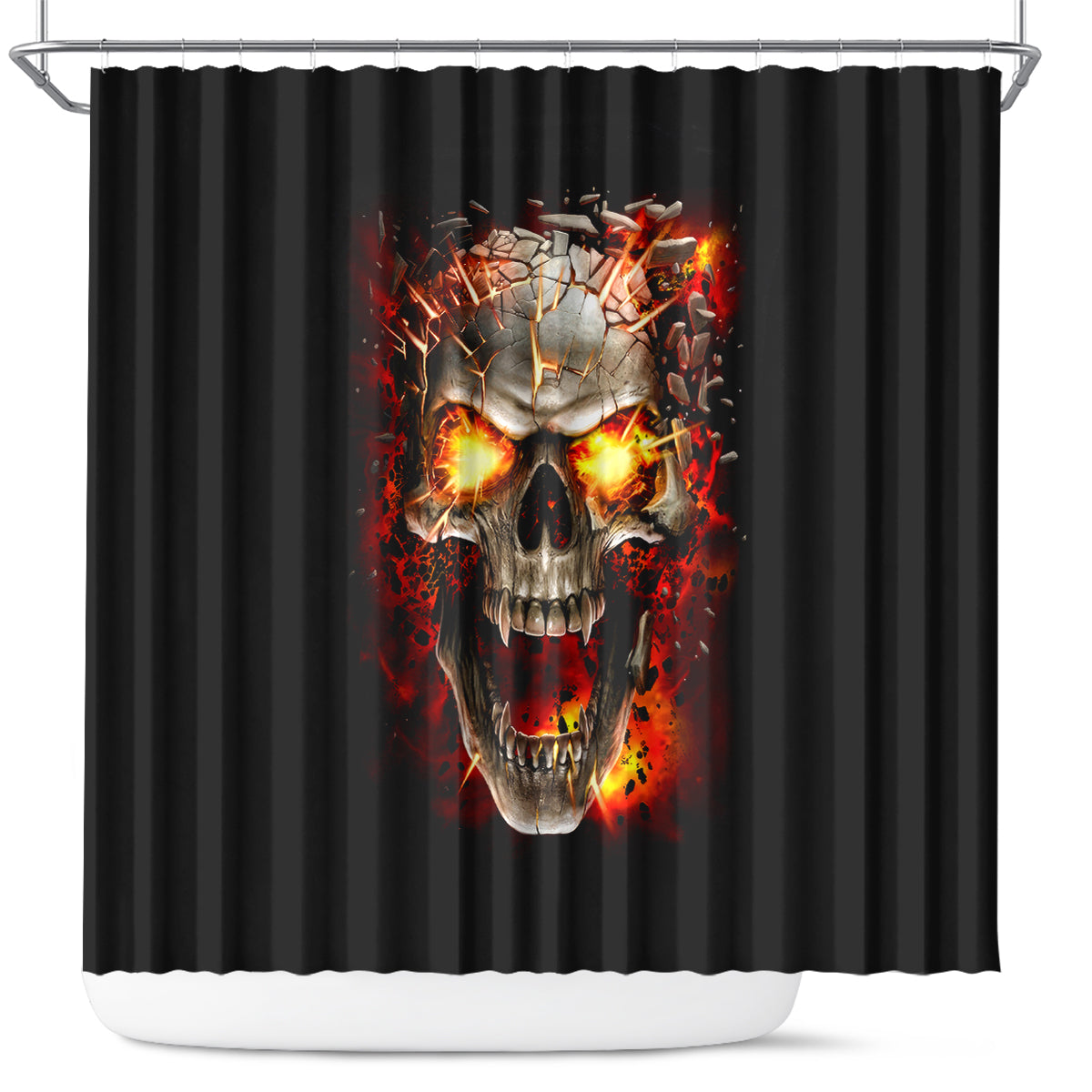 skull-shower-curtain-fire-skull-tattoo-scream