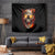 Skull Tapestry Fire Skull Tattoo Scream - Wonder Print Shop