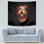 Skull Tapestry Fire Skull Tattoo Scream - Wonder Print Shop