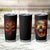 Skull Tumbler Cup Fire Skull Tattoo Scream - Wonder Print Shop