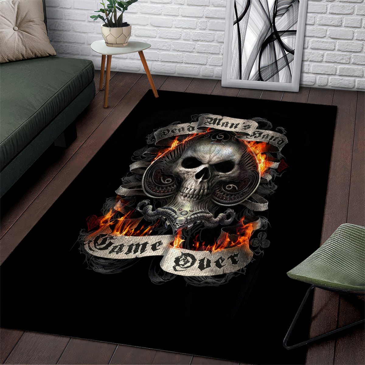skull-area-rug-gambling-death-fire
