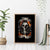 Skull Canvas Wall Art Gambling Death Fire - Wonder Print Shop