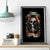 Skull Canvas Wall Art Gambling Death Fire - Wonder Print Shop