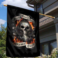 Skull Garden Flag Gambling Death Fire - Wonder Print Shop
