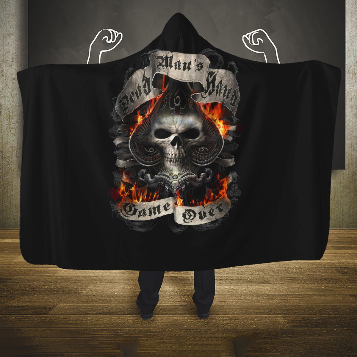 skull-hooded-blanket-gambling-death-fire