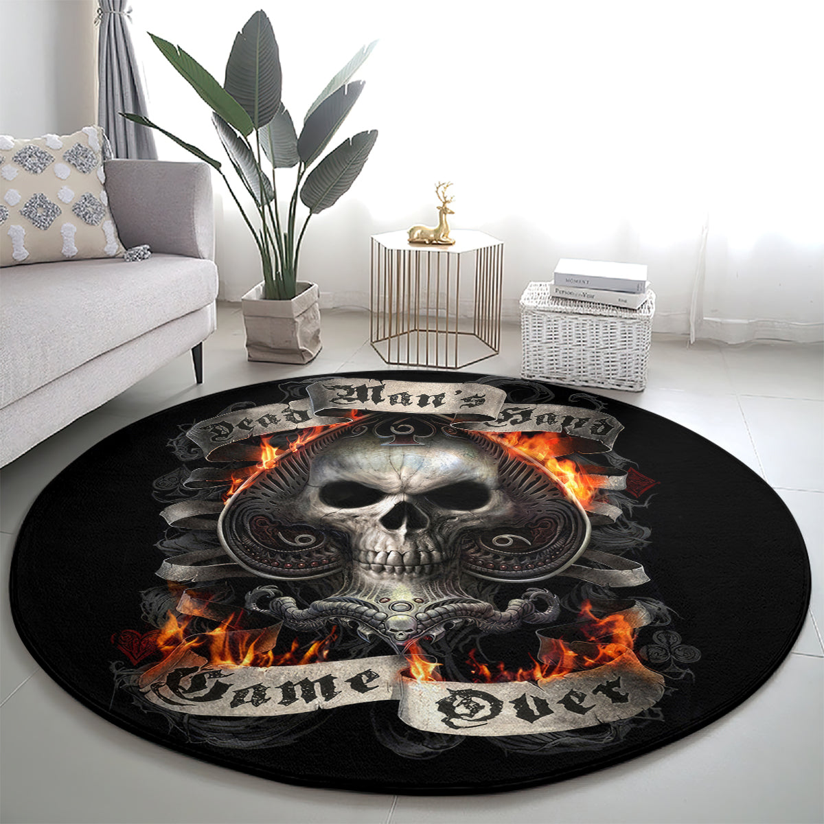 skull-round-carpet-gambling-death-fire