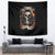 Skull Tapestry Gambling Death Fire - Wonder Print Shop