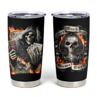 Skull Tumbler Cup Gambling Death Fire - Wonder Print Shop