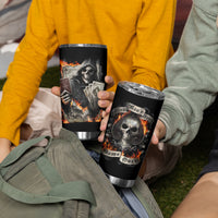 Skull Tumbler Cup Gambling Death Fire - Wonder Print Shop