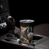 Skull Tumbler Cup Gambling Death Fire - Wonder Print Shop