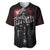 Skull Baseball Jersey Death Skull Game Over - Wonder Print Shop