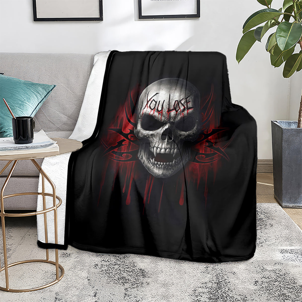 skull-blanket-death-skull-game-over