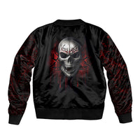 Skull Bomber Jacket Death Skull Game Over - Wonder Print Shop