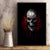 Skull Canvas Wall Art Death Skull Game Over - Wonder Print Shop