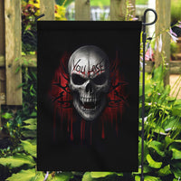 Skull Garden Flag Death Skull Game Over - Wonder Print Shop
