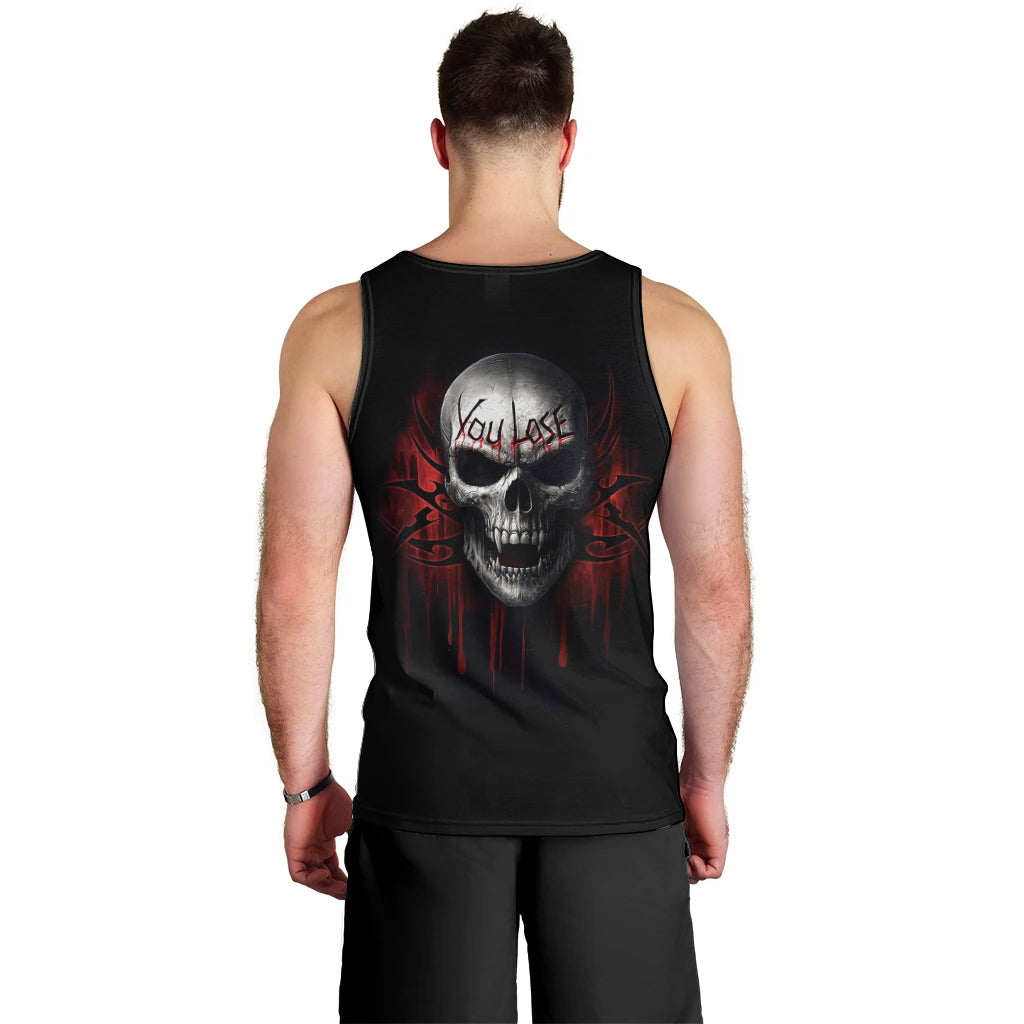 Skull Men Tank Top Death Skull Game Over DT01