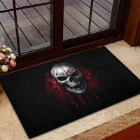 Skull Rubber Doormat Death Skull Game Over - Wonder Print Shop