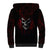 Skull Sherpa Hoodie Death Skull Game Over - Wonder Print Shop
