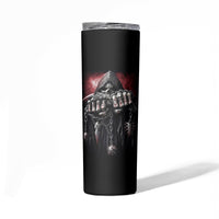 Skull Skinny Tumbler Death Skull Game Over - Wonder Print Shop