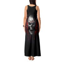 Skull Tank Maxi Dress Death Skull Game Over - Wonder Print Shop