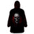 Skull Wearable Blanket Hoodie Death Skull Game Over - Wonder Print Shop