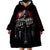 Skull Wearable Blanket Hoodie Death Skull Game Over - Wonder Print Shop