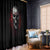 Skull Window Curtain Death Skull Game Over - Wonder Print Shop