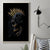 Skull Canvas Wall Art Golden Skull Gangster - Wonder Print Shop
