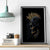 Skull Canvas Wall Art Golden Skull Gangster - Wonder Print Shop