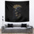 Skull Tapestry Golden Skull Gangster - Wonder Print Shop