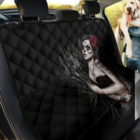 Skull Back Car Seat Cover Girl Day Of The Dead - Wonder Print Shop