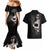 Skull Couples Matching Mermaid Dress And Hawaiian Shirt Girl Day Of The Dead - Wonder Print Shop