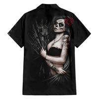 Skull Hawaiian Shirt Girl Day Of The Dead - Wonder Print Shop
