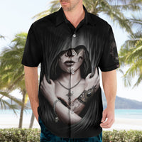 Skull Hawaiian Shirt Girl Day Of The Dead - Wonder Print Shop