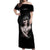 Skull Off Shoulder Maxi Dress Girl Day Of The Dead - Wonder Print Shop