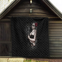 Skull Quilt Girl Day Of The Dead - Wonder Print Shop