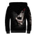 Skull Sherpa Hoodie Girl Day Of The Dead - Wonder Print Shop
