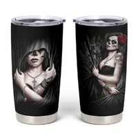 Skull Tumbler Cup Girl Day Of The Dead - Wonder Print Shop