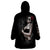 Skull Wearable Blanket Hoodie Girl Day Of The Dead - Wonder Print Shop