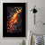 Skull Canvas Wall Art Flame Skull Lava Inside - Wonder Print Shop