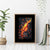 Skull Canvas Wall Art Flame Skull Lava Inside - Wonder Print Shop