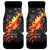 Skull Car Mats Flame Skull Lava Inside - Wonder Print Shop
