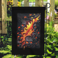 Skull Garden Flag Flame Skull Lava Inside - Wonder Print Shop
