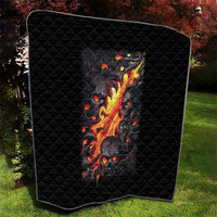 Skull Quilt Flame Skull Lava Inside - Wonder Print Shop