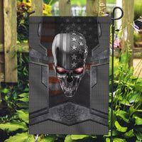 Skull Garden Flag Metal Head Skull American - Wonder Print Shop