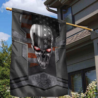 Skull Garden Flag Metal Head Skull American - Wonder Print Shop