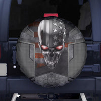 Skull Spare Tire Cover Metal Head Skull American - Wonder Print Shop