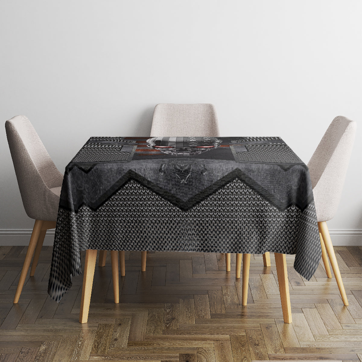 Skull Tablecloth Metal Head Skull American - Wonder Print Shop