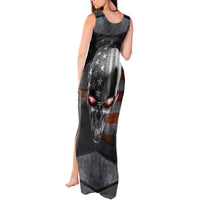 Skull Tank Maxi Dress Metal Head Skull American - Wonder Print Shop