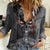 Skull Women Casual Shirt Metal Head Skull American - Wonder Print Shop